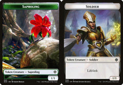 Saproling (023) // Soldier (008) Double-Sided Token