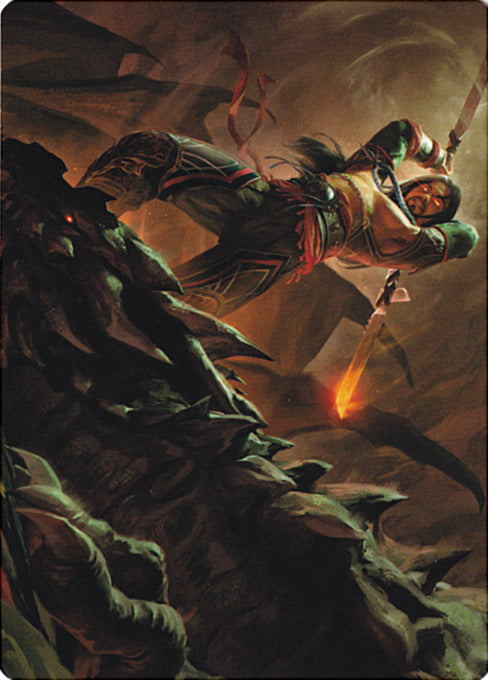 Sarkhan's Resolve (18/54) Art Card