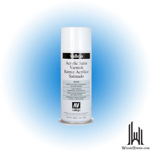 Vallejo Acrylic Spray Satin Varnish - 400ml