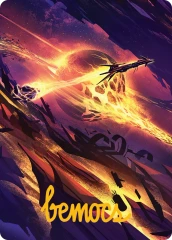 Scavenger Grounds (53/54) Art Card (AEOE) - Gold-Stamped Signature