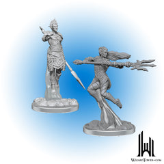 Unpainted Miniature - Dungeons & Dragons - Sea Elf Fighter