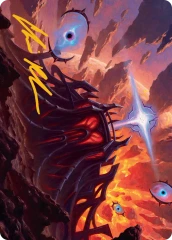 Secluded Starforge (32/54) Art Card (AEOE) - Gold-Stamped Signature