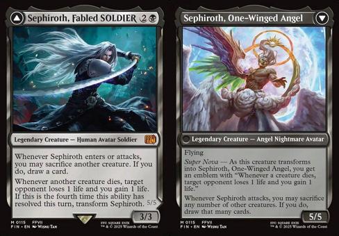 Sephiroth, Fabled SOLDIER // Sephiroth, One-Winged Angel