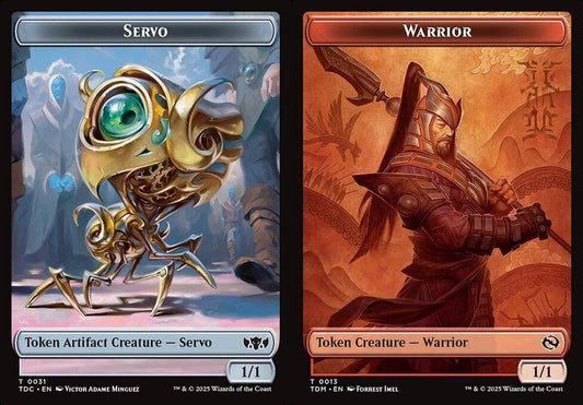 Servo (0031) // Warrior (0013) Double-Sided Token