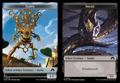 Servo (0033) // Snake (0020) Double-Sided Token - Foil