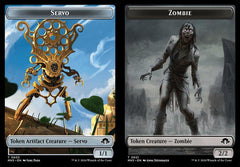 Servo (0033) // Zombie (0021) Double-Sided Token - Foil
