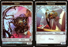 Servo (005) // Thopter (009) Double-Sided Token - Foil