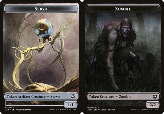 Servo (011) // Zombie (009) Double-Sided Token