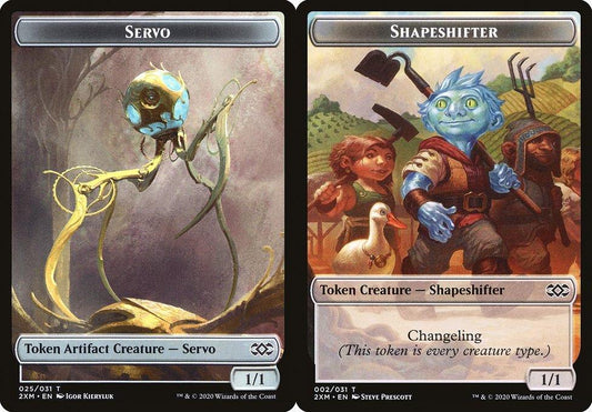 Servo (025) // Shapeshifter (002) Double-Sided Token - Foil