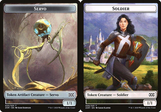 Servo (025) // Soldier (006) Double-Sided Token - Foil