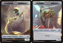 Servo (025) // Thopter (026) Double-Sided Token - Foil