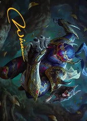 Shadow, Mysterious Assassin (26/53) Art Card (AFIN) - Gold-Stamped Signature