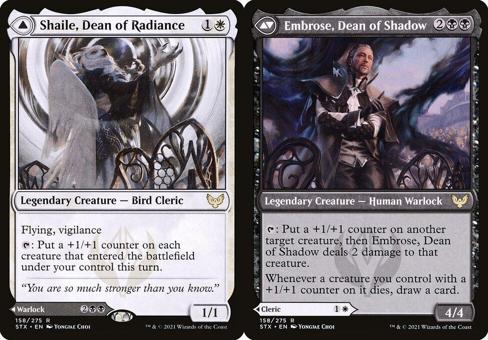 Shaile, Dean of Radiance // Embrose, Dean of Shadow - Foil