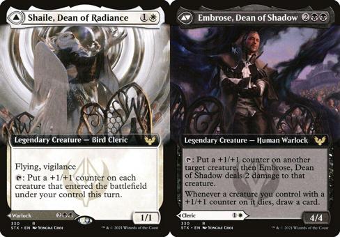 Shaile, Dean of Radiance // Embrose, Dean of Shadow (330) (Extended Art) - Foil