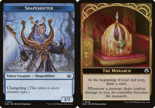 Shapeshifter (0012) // The Monarch (0046) Double-Sided Token