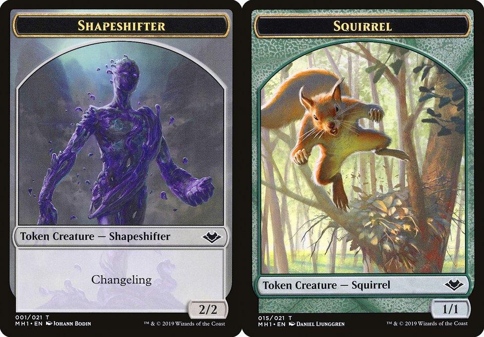 Shapeshifter (001) // Squirrel (015) Double-Sided Token