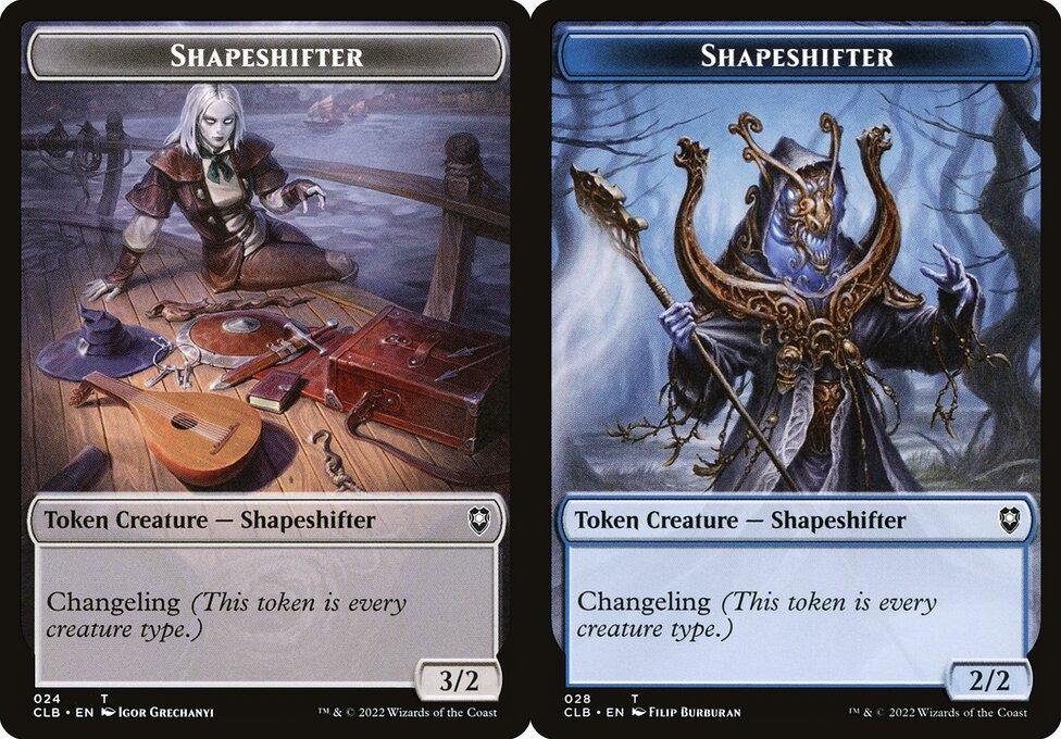 Shapeshifter (024) // Shapeshifter (028) Double-Sided Token