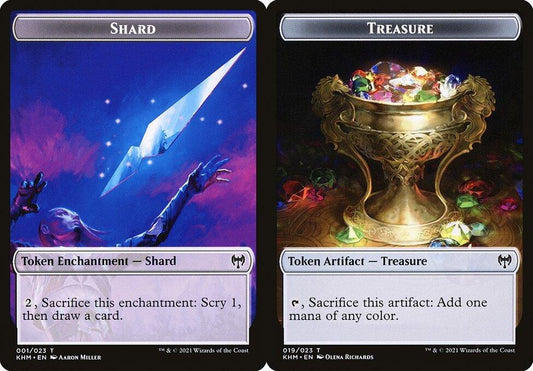 Shard (001) // Treasure (019) Double-Sided Token - Foil