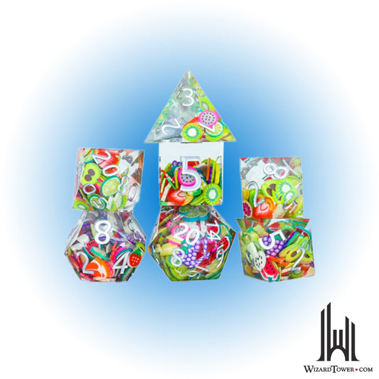 Dice Set - Sharp-Edged Fruit 7ct