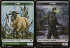 Sheep (012) // Zombie (005) Double-Sided Token - Foil