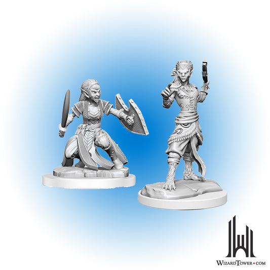 Unpainted Miniature - Dungeons & Dragons - Shifter Fighter