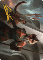 Siege Veteran (03/81) Art Card (ABRO) - Gold-Stamped Signature
