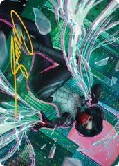 Silk, Web Weaver (29/54) Art Card (ASMP) - Gold-Stamped Signature