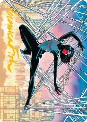 Silk, Web Weaver (39/54) Art Card (ASMP) - Gold-Stamped Signature