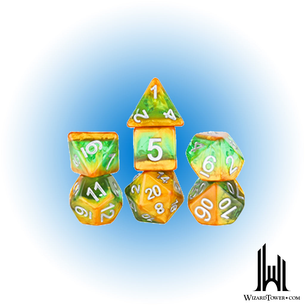 Dice Set - Rainforest 7ct