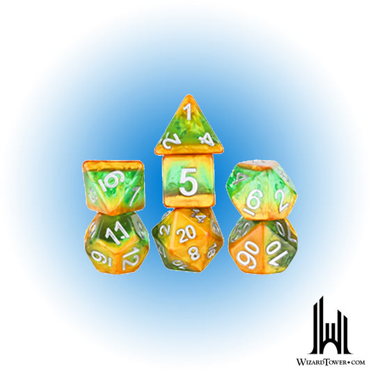 Dice Set - Rainforest 7ct