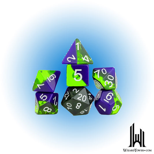 Dice Set - Sea Glass 7ct