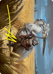 Skyknight Squire (04/54) Art Card (AFDN) - Gold-Stamped Signature