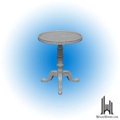 Unpainted Miniature - Dungeons & Dragons - Small Round Tables