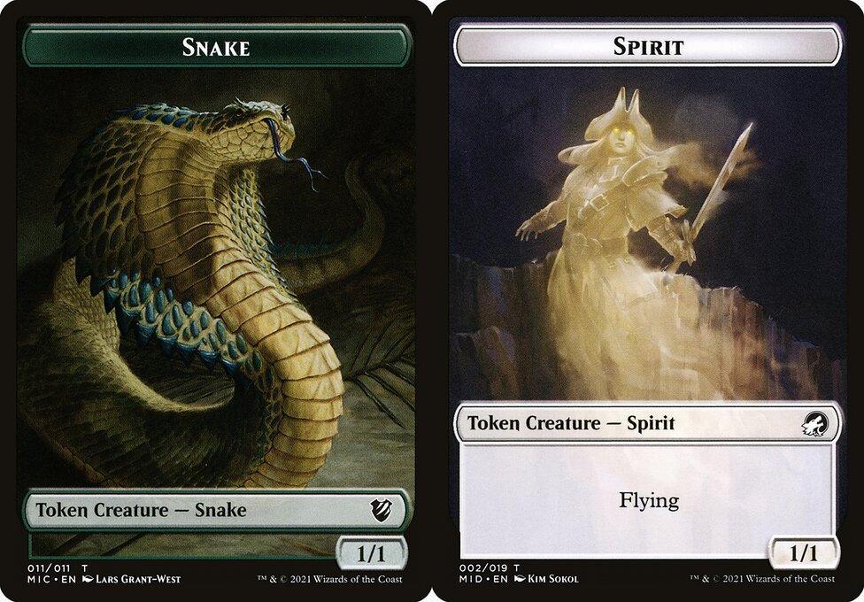 Snake (011) // Spirit (002) Double-Sided Token