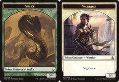 Snake (011) // Warrior (017) Double-Sided Token
