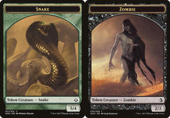 Snake (011) // Zombie (020) Double-Sided Token