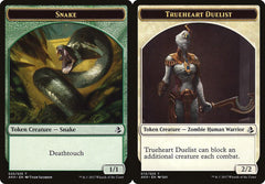 Snake (023) // Trueheart Duelist (013) Double-Sided Token