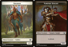Soldier (0008) // Vampire Knight (0020) Double-Sided Token