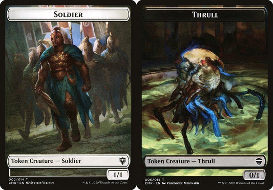 Soldier (002) // Thrull (005) Double-Sided Token - Foil