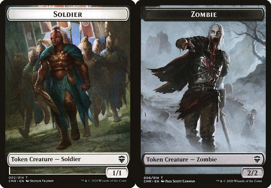 Soldier (002) // Zombie (006) Double-Sided Token - Foil