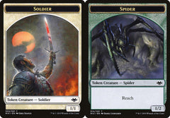 Soldier (004) // Spider (014) Double-Sided Token