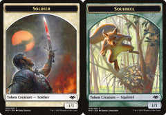 Soldier (004) // Squirrel (015) Double-Sided Token