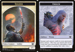Soldier (004) // Wrenn and Six Emblem (021) Double-Sided Token