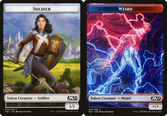Soldier (005) // Weird (013) Double-Sided Token - Foil