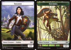 Soldier (006) // Squirrel (018) Double-Sided Token - Foil