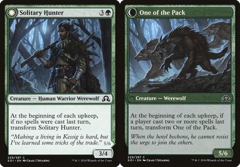 Solitary Hunter // One of the Pack - Foil