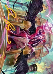 Sorceress's Schemes (09/53) Art Card (AFIN) - Gold-Stamped Signature