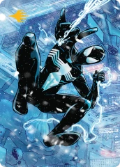 Spectacular Spider-Man (Black) (52/54) Art Card (ASMP) - Gold-Stamped Signature