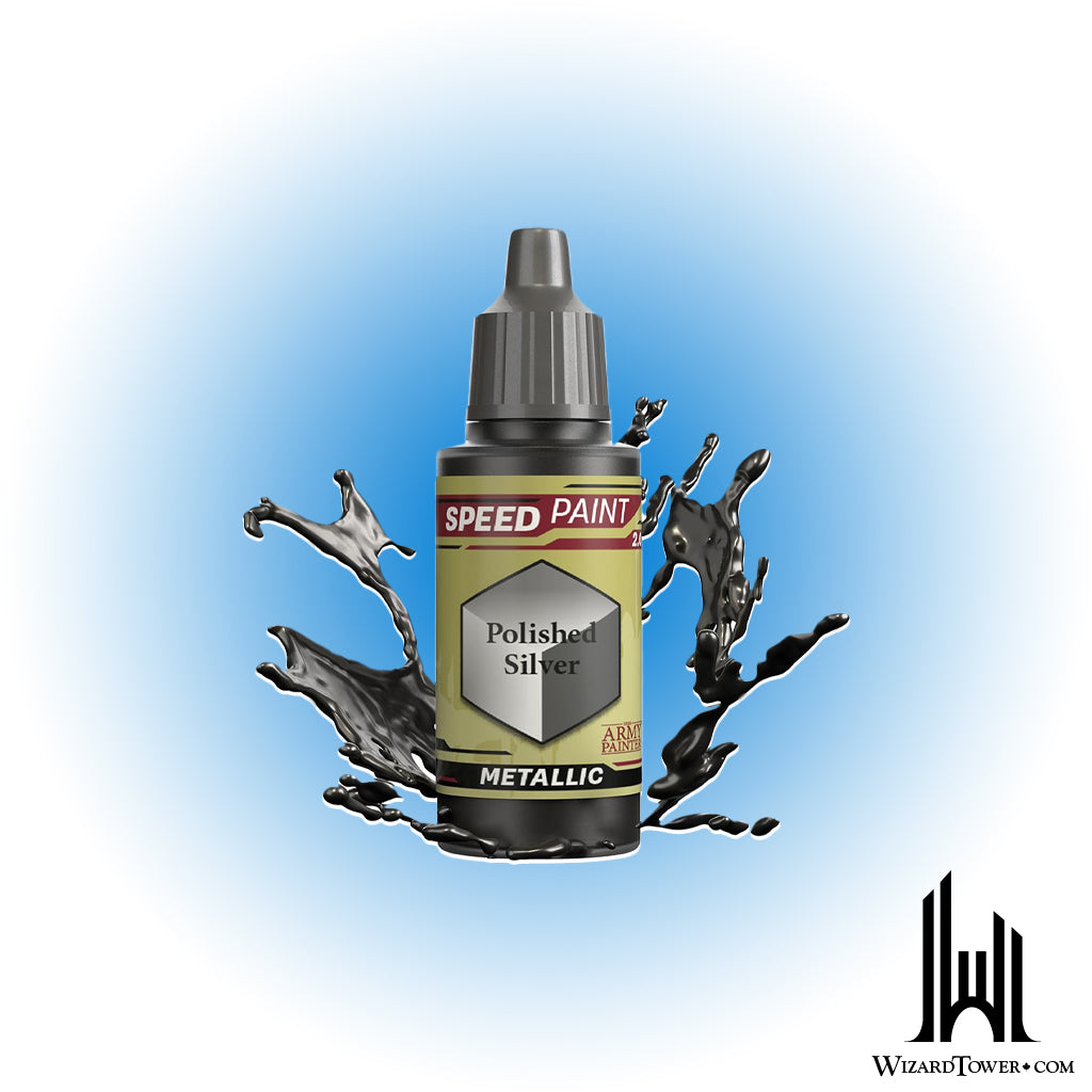 Army Painter Warpaints Speedpaint Polished Silver - 18ml