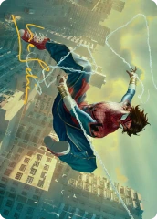 Spider-Man India (31/54) Art Card (ASMP) - Gold-Stamped Signature